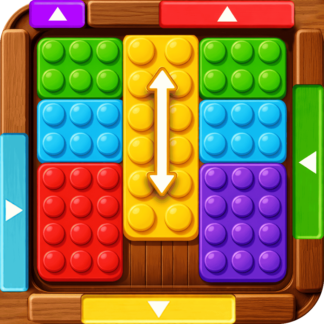 Color Slide Block: Jam Puzzle