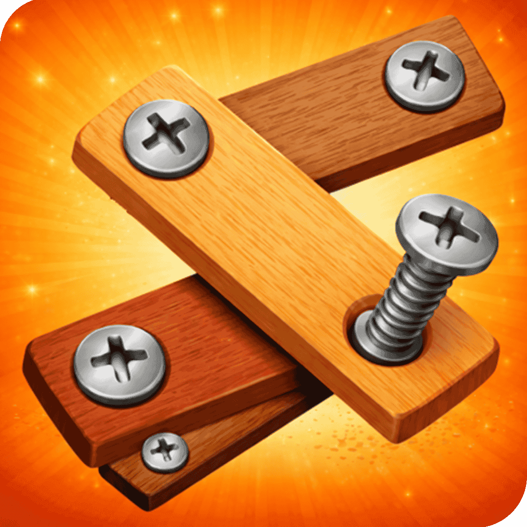 Wood Nuts Screw: Puzzle Game
